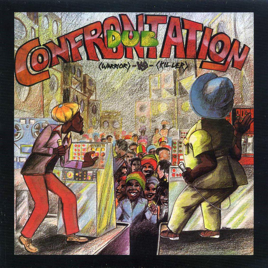 Jah Shaka, Fatman, Prince Jammy - Dub Confrontation Warrior Vs Killer [New Vinyl Record LP]