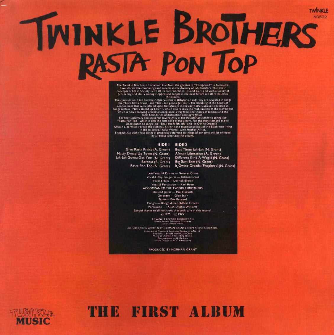 Twinkle Brothers - Rasta Pon Top: The First Album [New Vinyl LP]