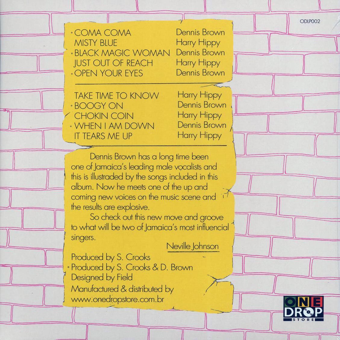 Dennis Brown, Harry Hippy - Dennis Brown Meets Harry Hippy [New Vinyl LP]