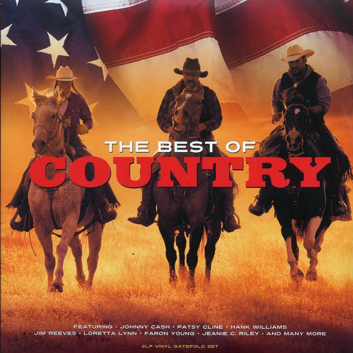 Johnny Cash, Hank Williams, Patsy Cline, Jim Reeves, Etc. - The Best of Country (32 tracks) (2xLP) [New Vinyl Record LP]