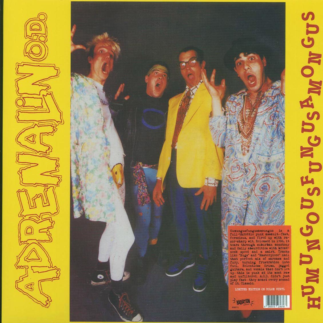 Adrenalin OD - Humungousfungusamongus (ltd. ed.) (red vinyl) [New Vinyl Record LP]