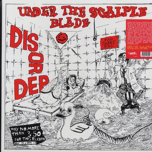 Disorder - Under The Scalple Blade (ltd. 500 copies made) (burgundy splatter vinyl) [New Vinyl Record LP]
