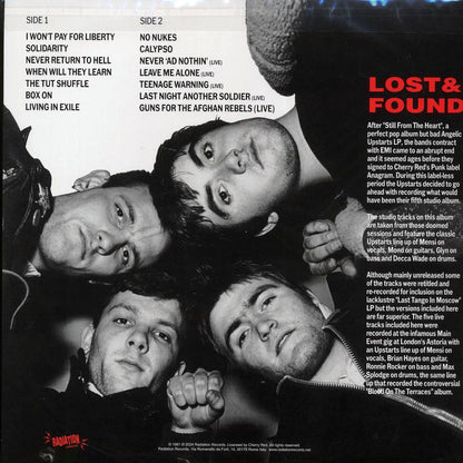 Angelic Upstarts - Lost And Found (red vinyl) [New Vinyl LP]