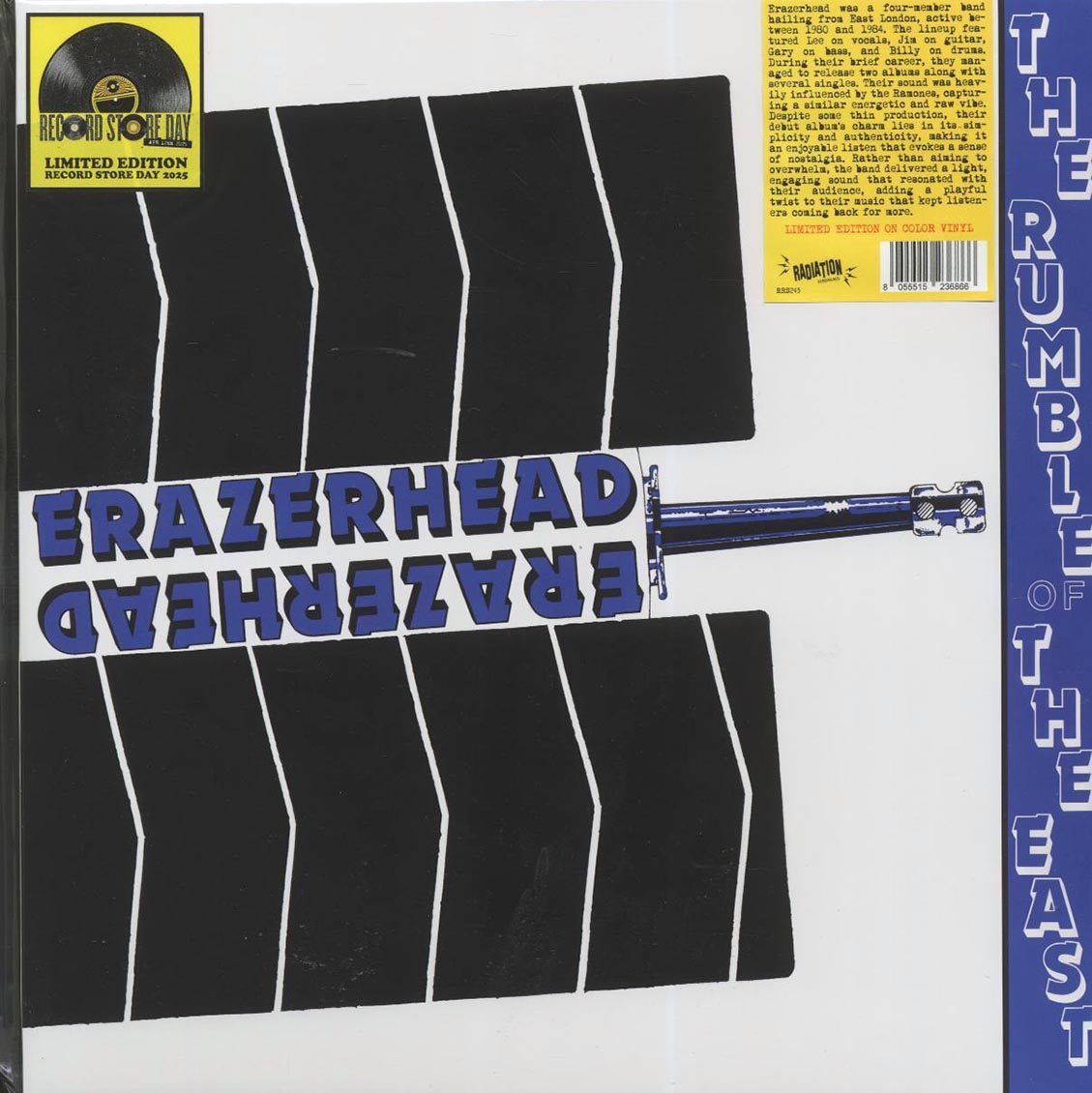 Erazerhead - The Rumble Of The East (RSD 2025) (blue vinyl) [New Vinyl Record LP]