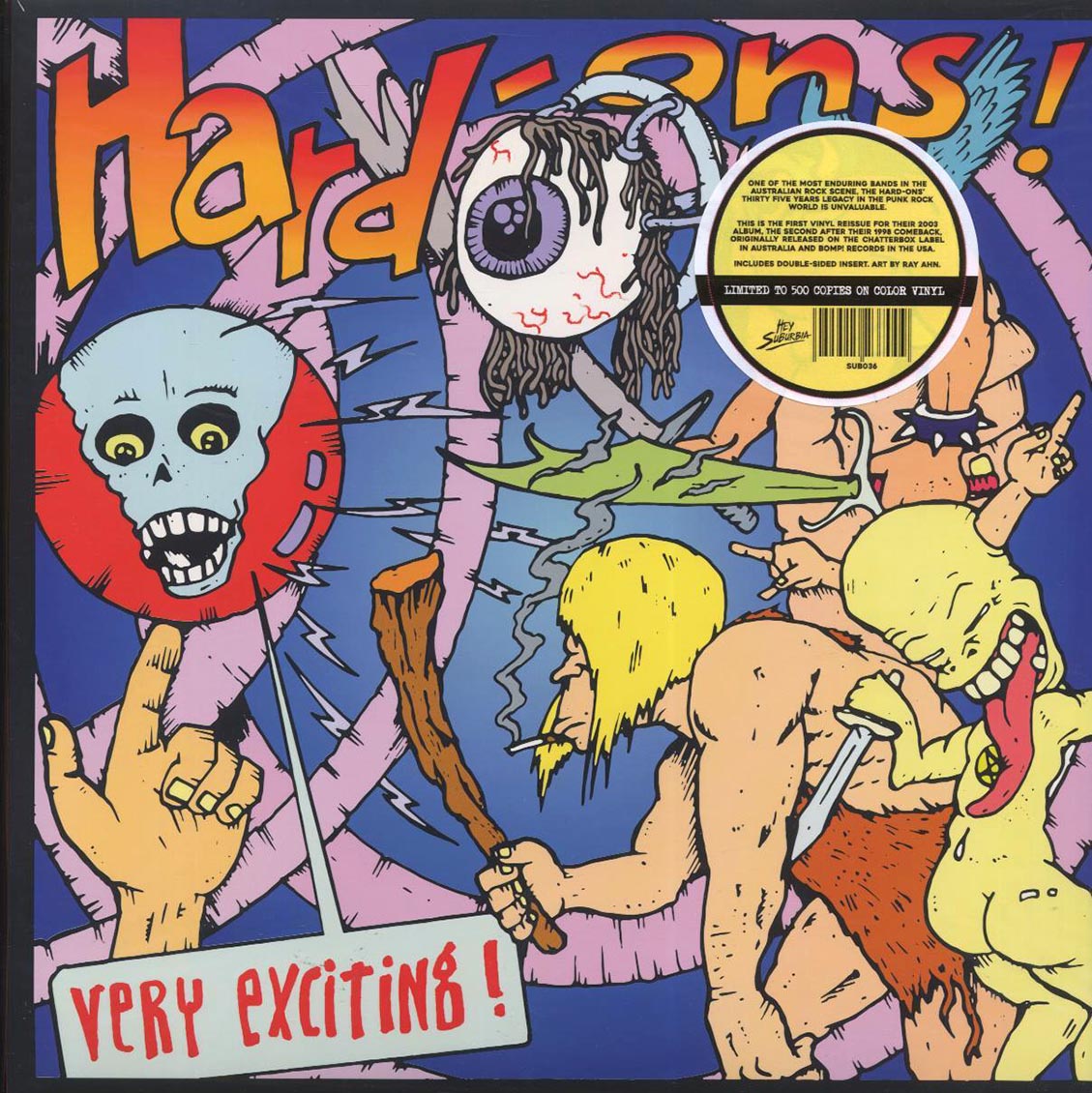 Hard-Ons - Very Exciting! (ltd. 500 copies made) (red vinyl) [New Vinyl Record LP]