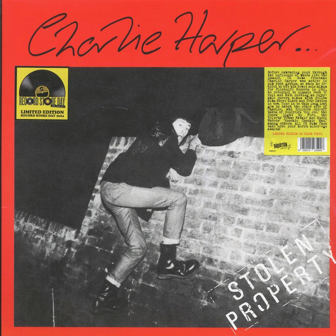 Charlie Harper - Stolen Property (ltd. ed.) (red vinyl) [New Vinyl Record LP]