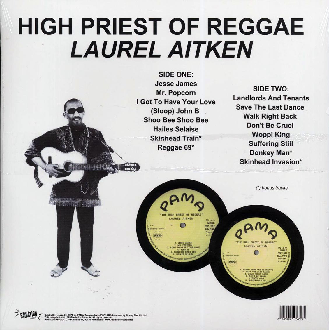 Laurel Aitken - The High Priest Of Reggae (+4 bonus tracks) [New Vinyl LP]