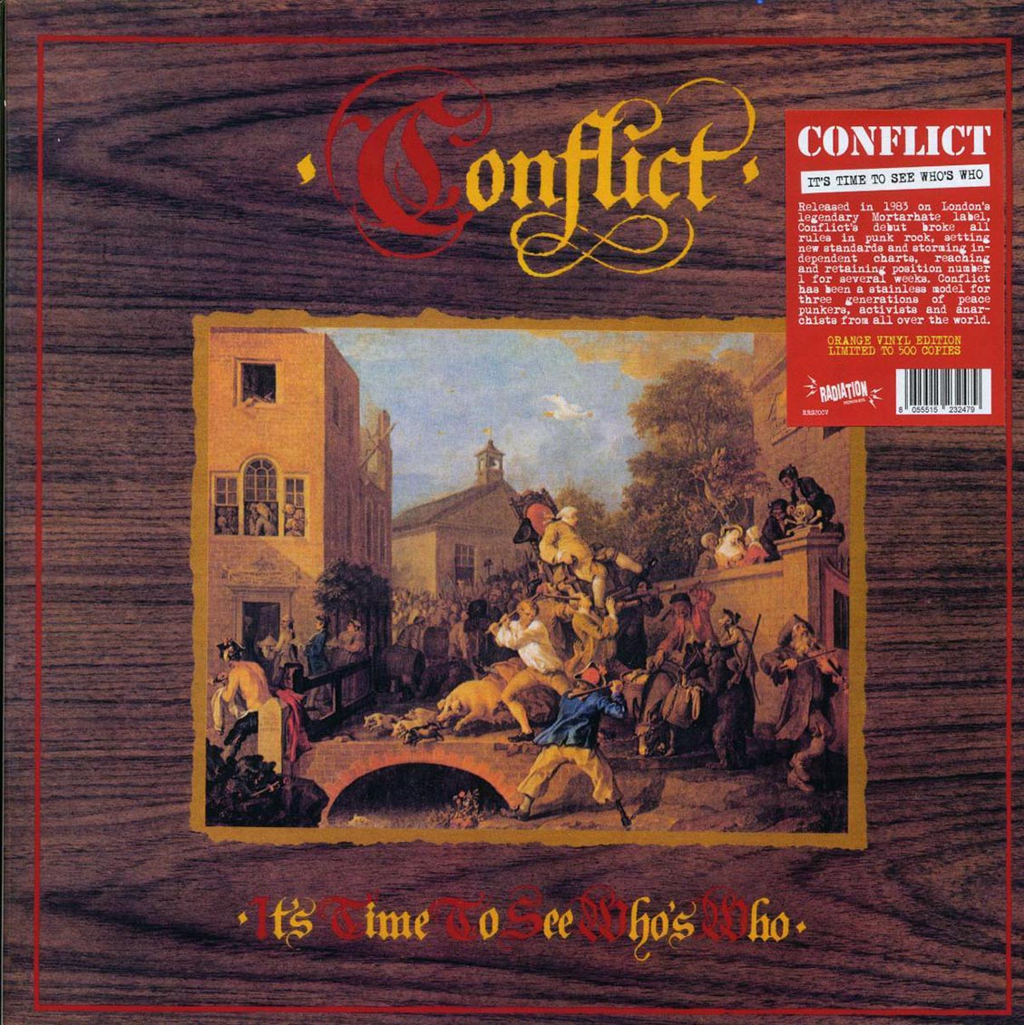 Conflict - It's Time To See Who's Who (ltd. 500 copies made) (orange vinyl) [New Vinyl Record LP]