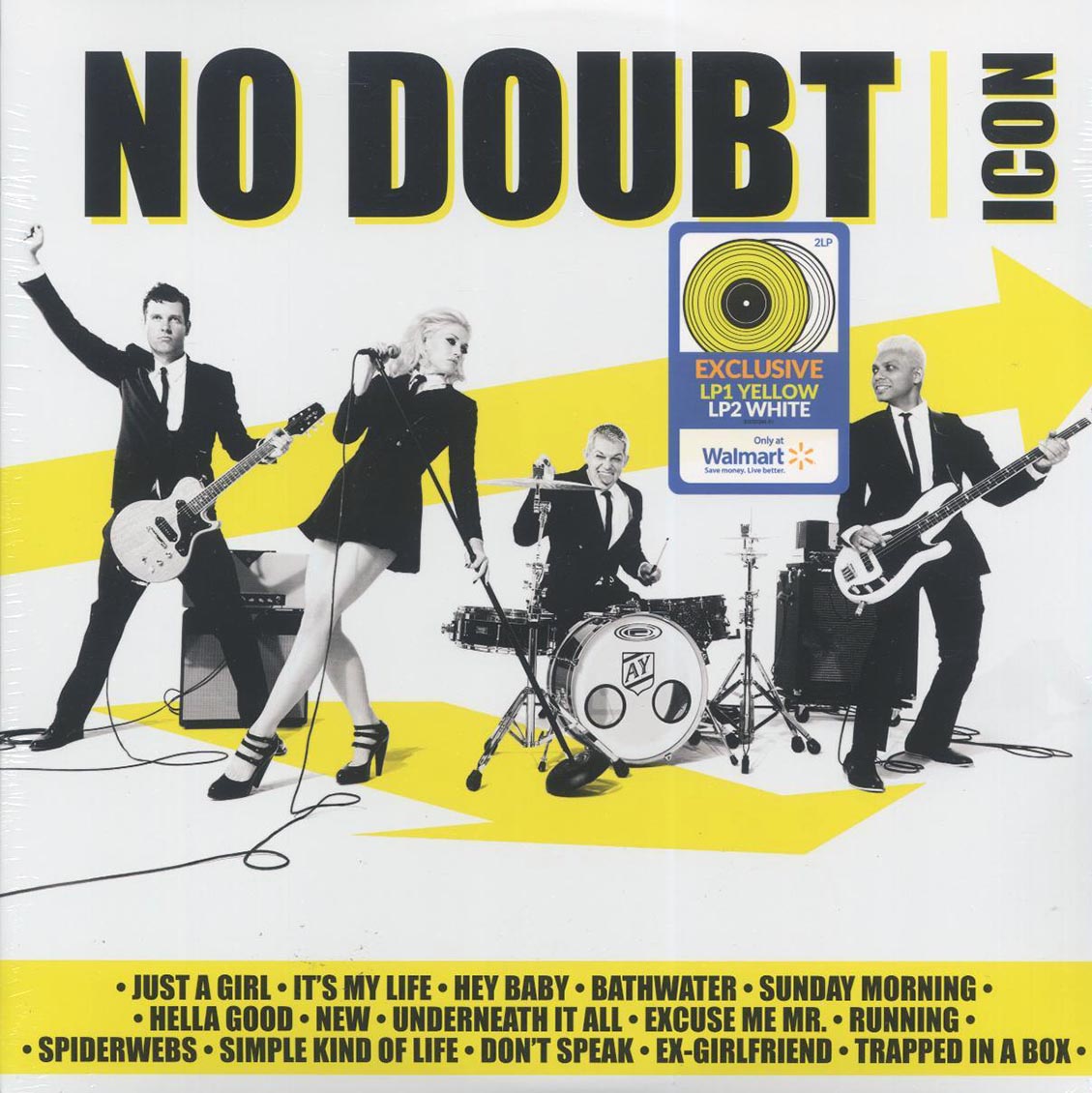 No Doubt - Icon (ltd. ed.) (2xLP) (yellow/white vinyl) [New Vinyl Record LP]