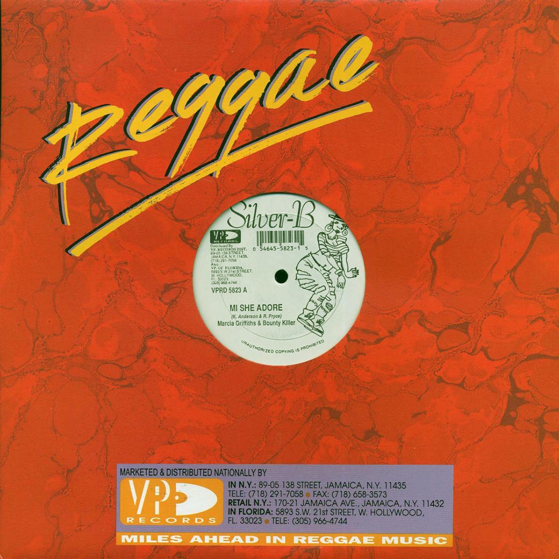 Marcia Griffiths, Bounty Killer - Mi She Adore  /  Everton Blender - Why Do We Have To War [New Vinyl Record 12" Single]