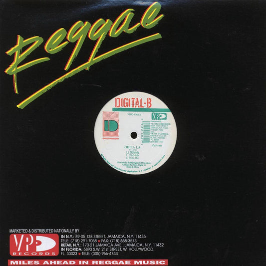Prezident Brown - Reality (Straght Mix); Version  /  Lt. Stitichie - Oh La La (Club Mix); Dub Mix [New Vinyl Record 12" Single]
