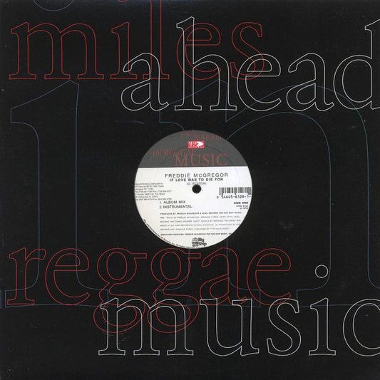 Freddie McGregor - If Love Was To Die For; Intrumental  /  Freddie McGregor - I Wish There Was A Way; Instrumental [New Vinyl Record 12" Single]