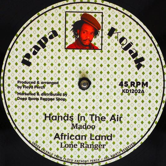 Madoo - Hands In The Air; Lone Ranger - African Land  /  Scientist - Land Of Rockers (rhythm: "Take 5") [New Vinyl Record 12" Single]