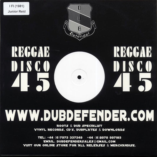 Jr. Reid - If I (Extended Mix)  /  If I Dub [New Vinyl Record 12" Single]