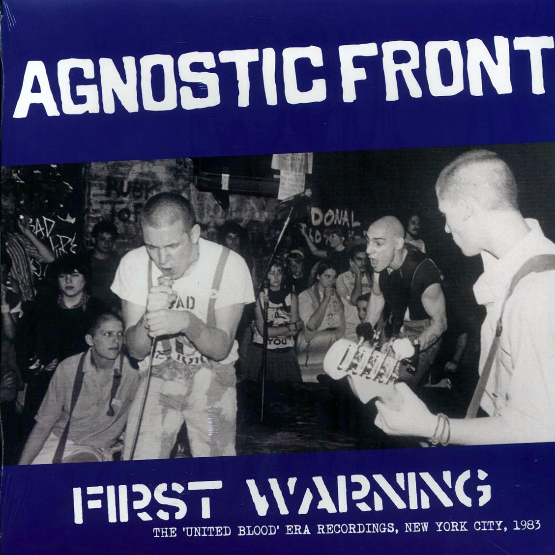 Agnostic Front - First Warning: The United Blood Era Recordings, New York City, 1983 (ltd. ed.) (blue vinyl) [New Vinyl Record LP]