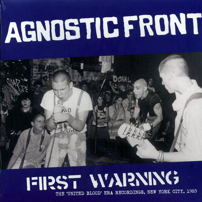 Agnostic Front - First Warning: The United Blood Era Recordings, New York City, 1983 (ltd. ed.) (blue vinyl) [New Vinyl Record LP]