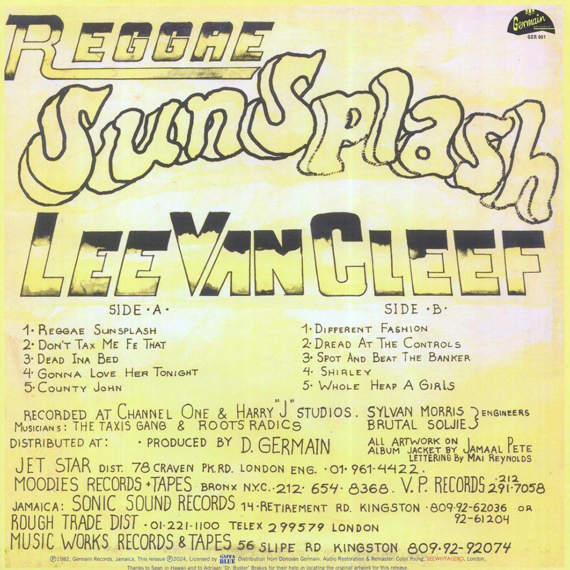Lee Van Cleef - Reggae SunSplash [New Vinyl LP]