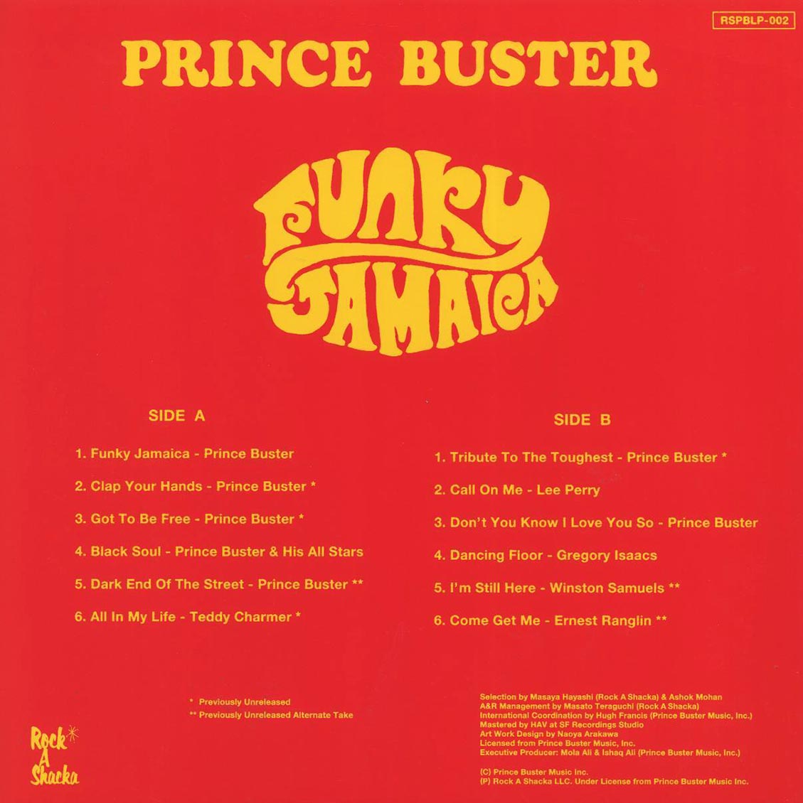 Prince Buster - Funky Jamaica (Japan press) [New Vinyl LP]