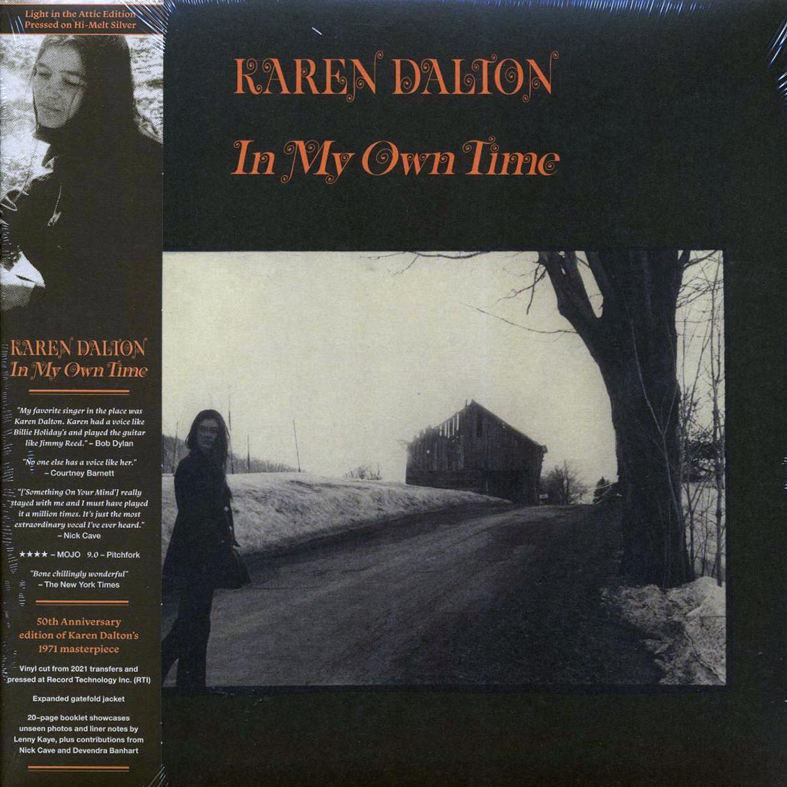 Karen Dalton - In My Own Time (50th Anniv. Ed.) (silver vinyl) (RTI press) [New Vinyl Record LP]