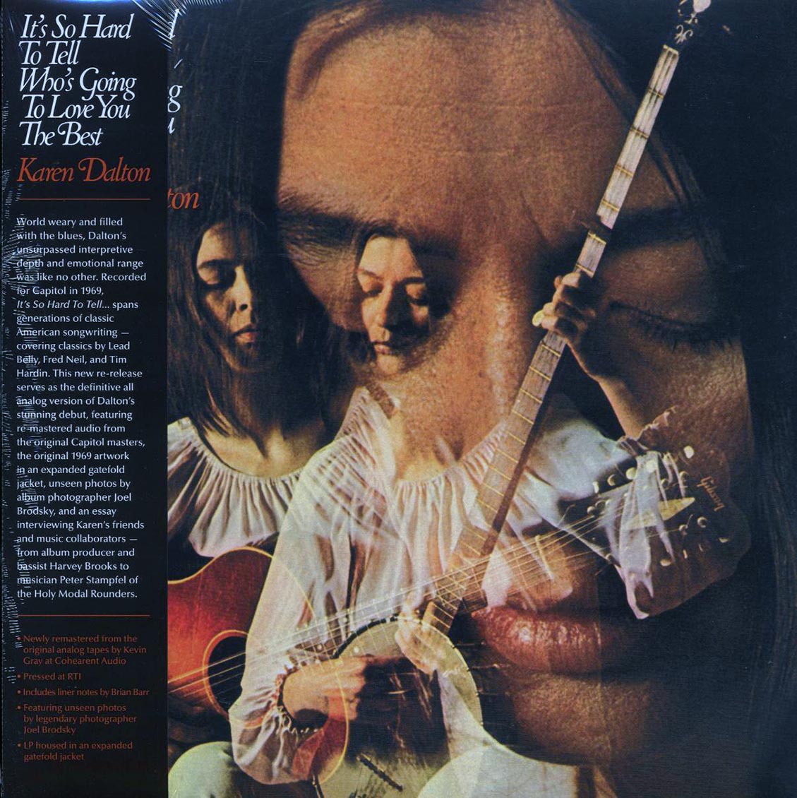 Karen Dalton - It's So Hard To Tell Who's Going To Love You The Best (RTI press) [New Vinyl Record LP]
