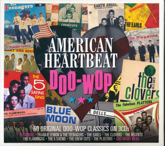 Frankie Lymon & The Teenagers, The Crew Cuts, The Platters, The Regents, Etc. - American Heartbeat: Doo Wop (60 tracks) (3xCD) (deluxe 4-fold digipak) [New CD]