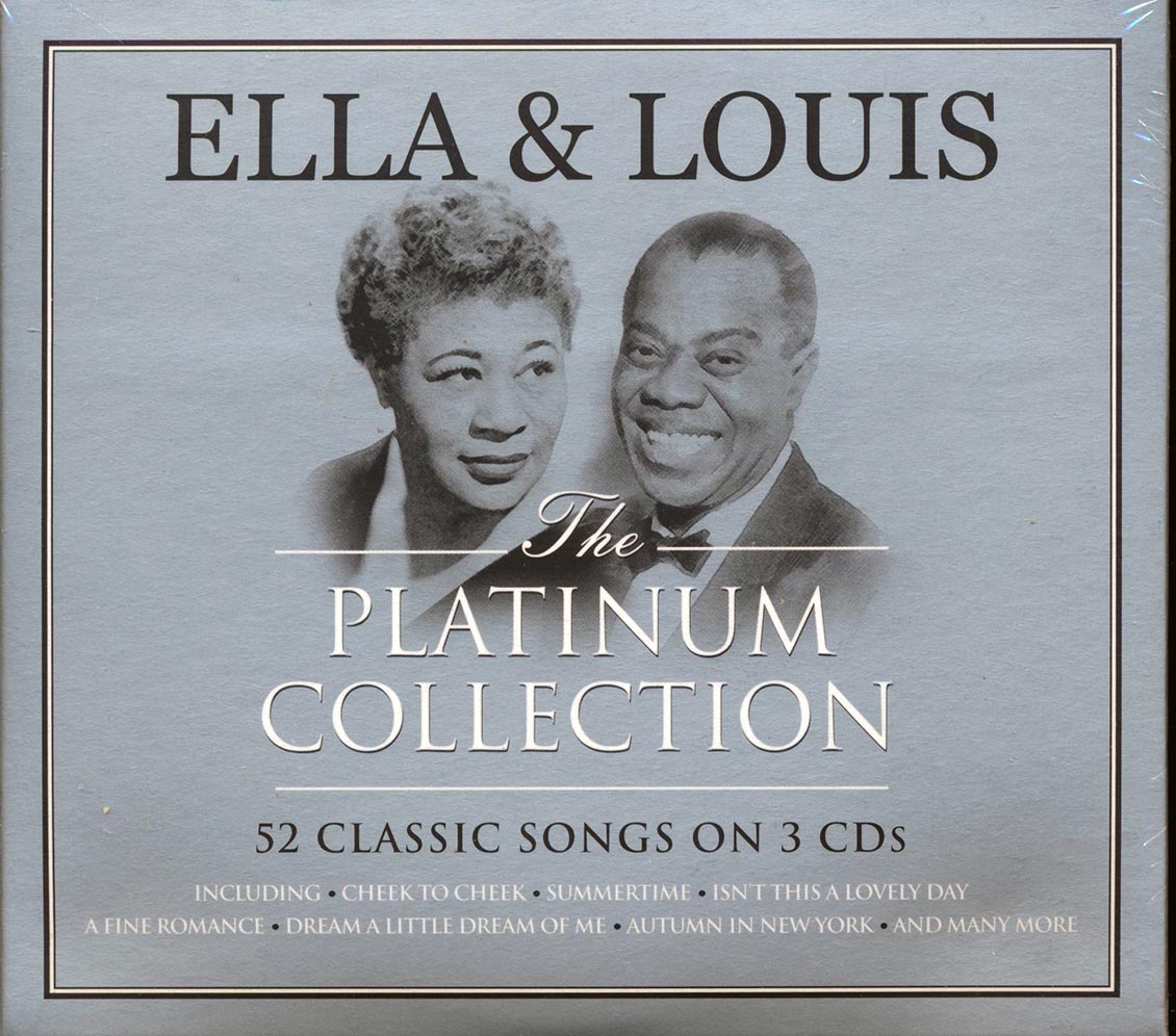 Ella Fitzgerald, Louis Armstrong - The Platinum Collection (52 tracks) (3xCD) (deluxe 4-fold digipak) [New CD]