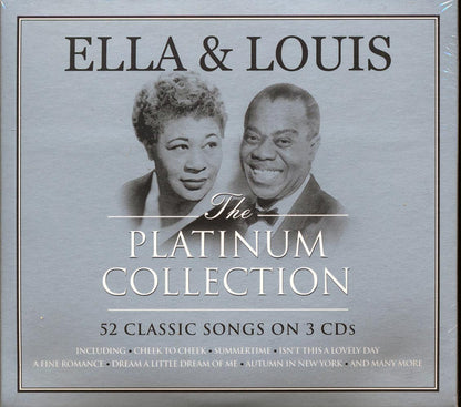 Ella Fitzgerald, Louis Armstrong - The Platinum Collection (52 tracks) (3xCD) (deluxe 4-fold digipak) [New CD]