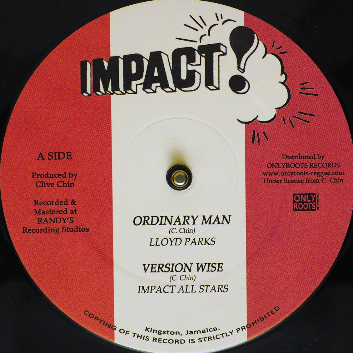 Lloyd Parks - Ordinary Man; Impact All Stars - Version Wise  /  Augustus Pablo - Assignment No. 1; Impact All Stars - Extra Ordinary Dub [New Vinyl Record 10"]