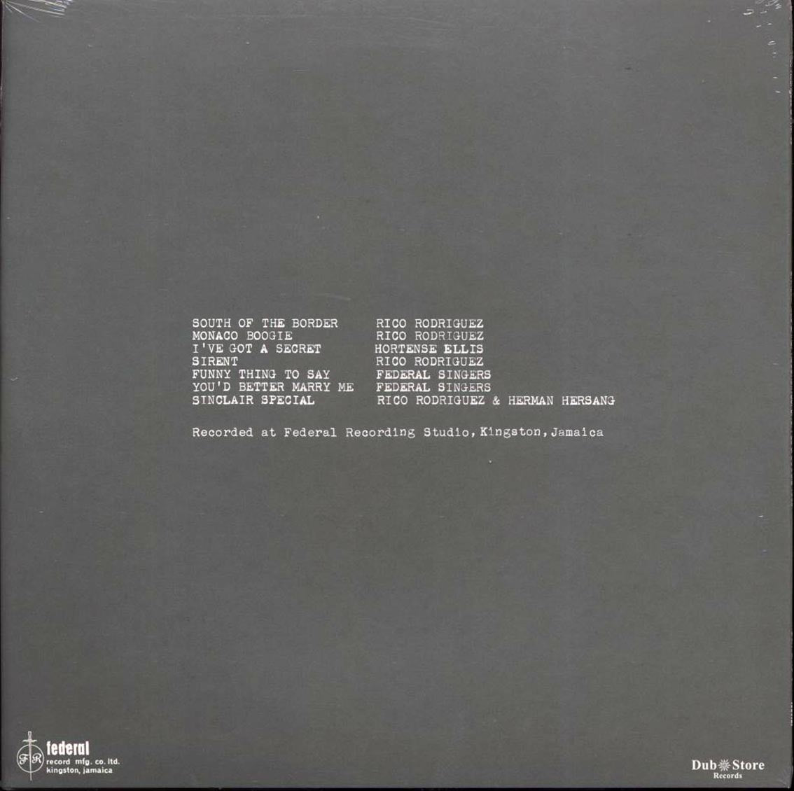 Rico Rodriguez, Hortense Ellis, Federal Singers, Herman Hersang - Unreleased Early Recordings: Shuffle Boogie 1960 (Japan press) [New Vinyl LP]