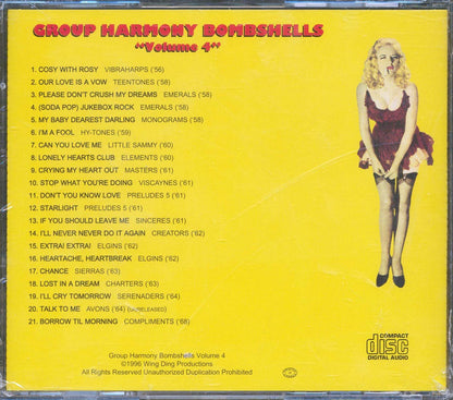 The Vibraharps, Monograms, The Preludes, Etc. - Group Harmony Bombshells Volume 4 [New CD]