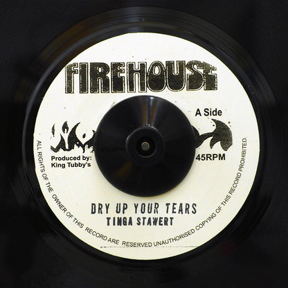 Tinga Stewart - Dry Up Your Tears  /  Peego, Fatman, King Asher - Version [New Vinyl 7"]
