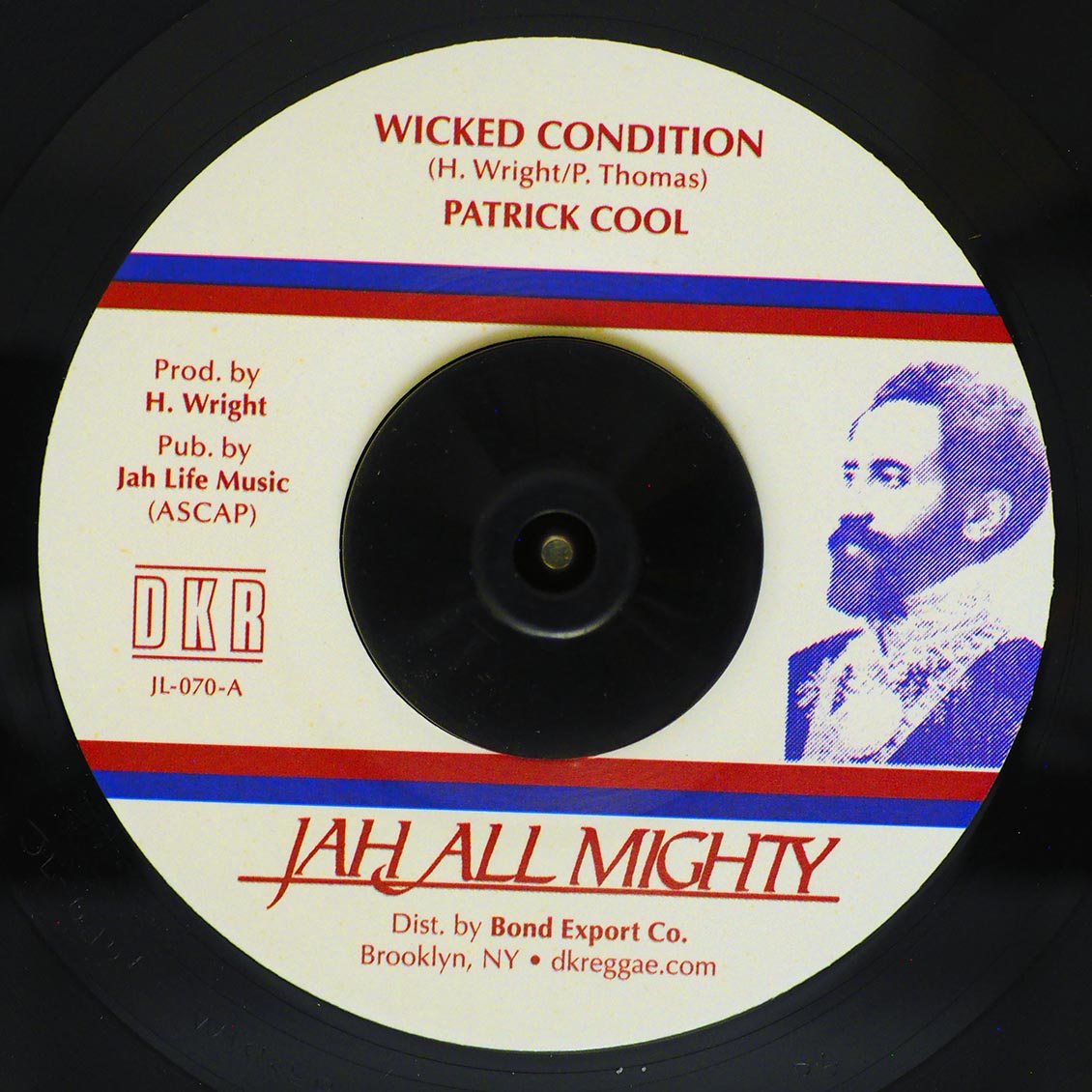 Patrick Cool - Wicked Condition  /  Wicked Dub (rhythm: "Nathan Skyers - Hotter Fire") [New Vinyl Record 7" Single]