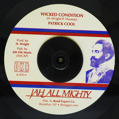 Patrick Cool - Wicked Condition  /  Wicked Dub (rhythm: "Nathan Skyers - Hotter Fire") [New Vinyl 7"]