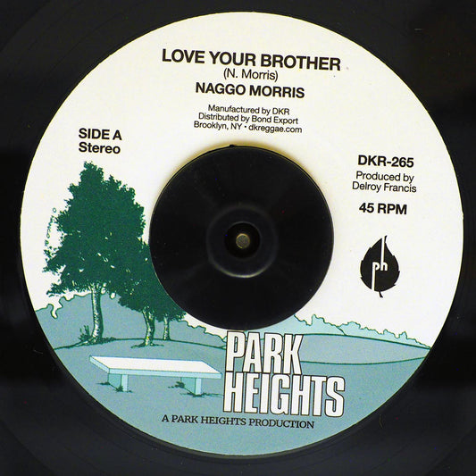 Naggo Morris - Love Your Brother  /  Dub [New Vinyl Record 7" Single]