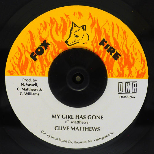 Clive Matthews - My Girl Has Gone  /  Now Generation Band - Version [New Vinyl Record 7" Single]