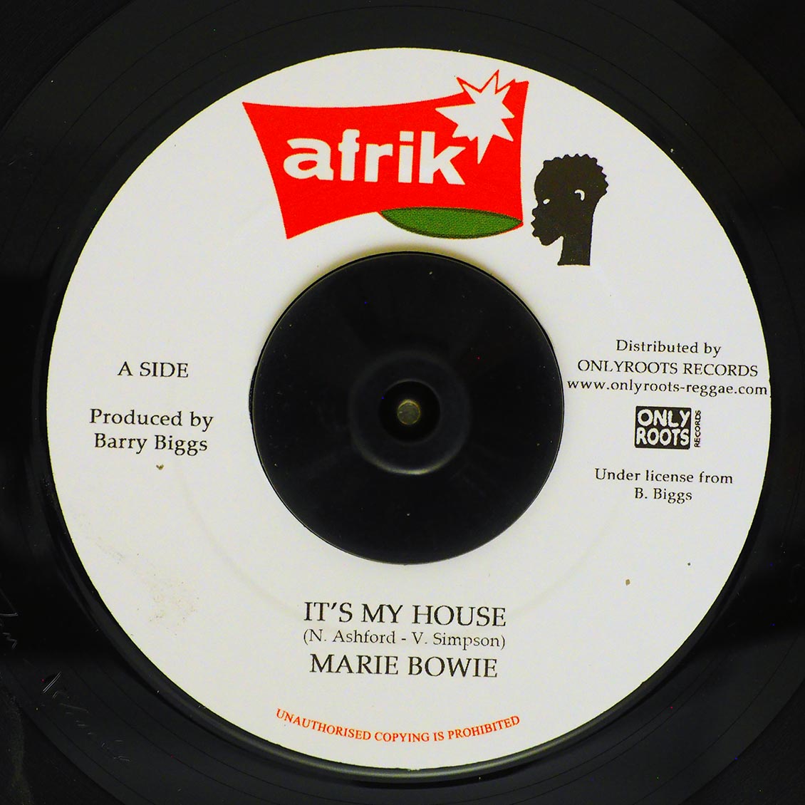 Marie Bowie - It's My House  /  House In Dub [New Vinyl Record 7" Single]