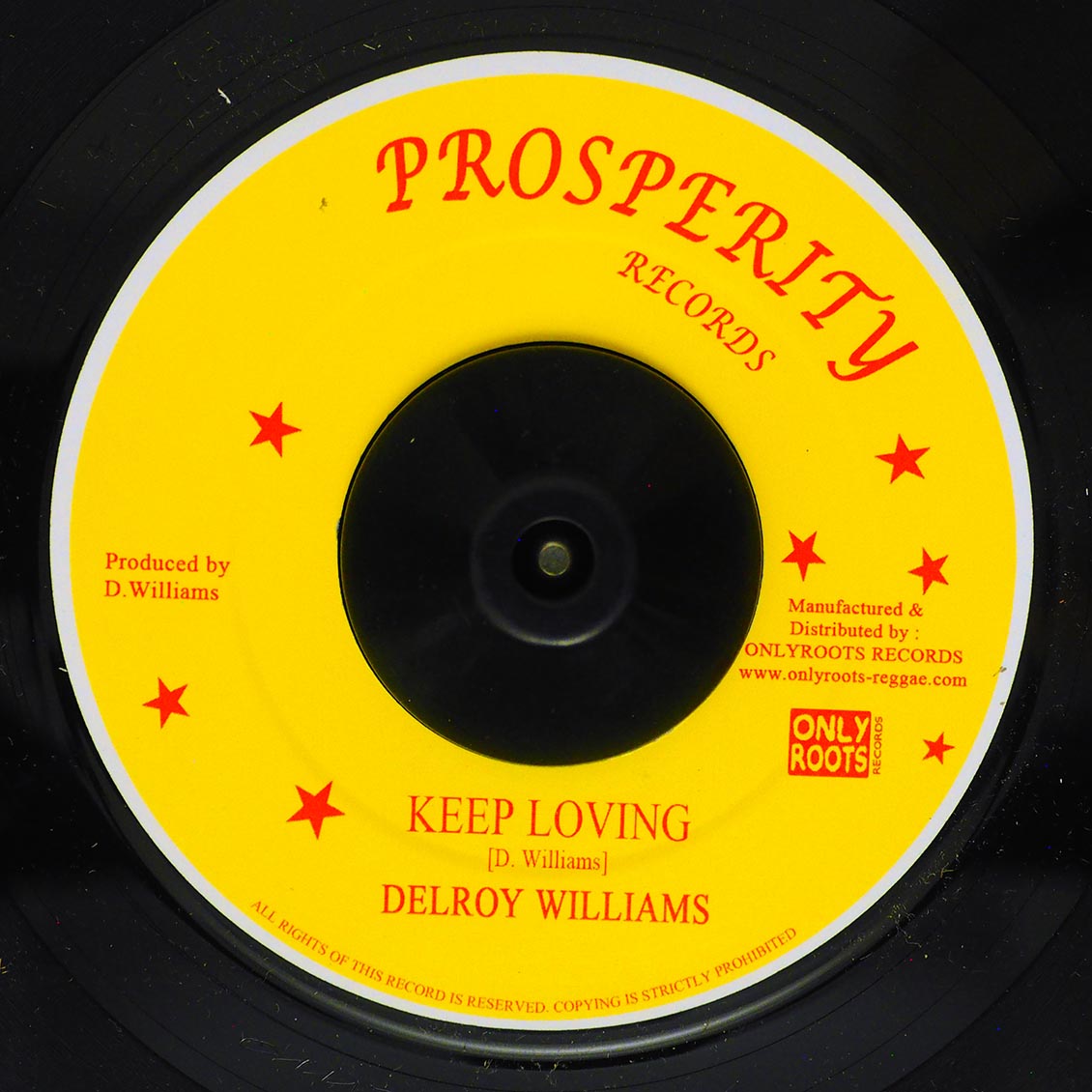 Delroy Williams - Keep Loving  /  Version [New Vinyl Record 7" Single]