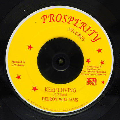 Delroy Williams - Keep Loving  /  Version [New Vinyl 7"]