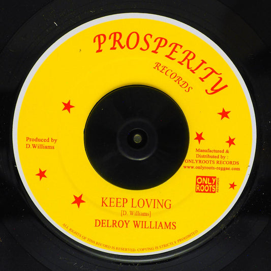 Delroy Williams - Keep Loving  /  Version [New Vinyl Record 7" Single]