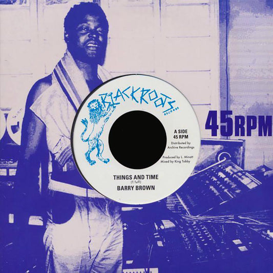 Barry Brown - Things And Time  /  Black Roots Players - Things Dub [New Vinyl Record 7" Single]