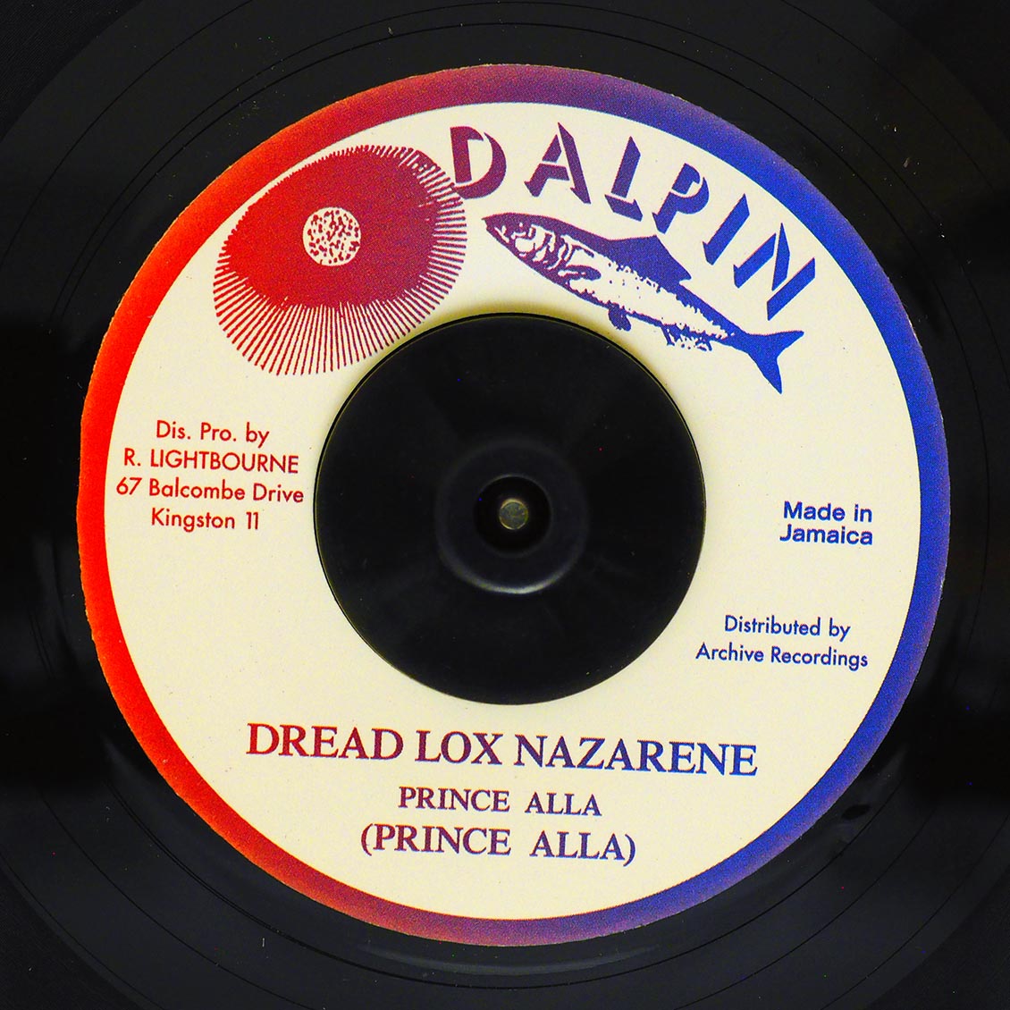 Prince Alla - Dread Lox Nazarene  /  Version [New Vinyl Record 7" Single]