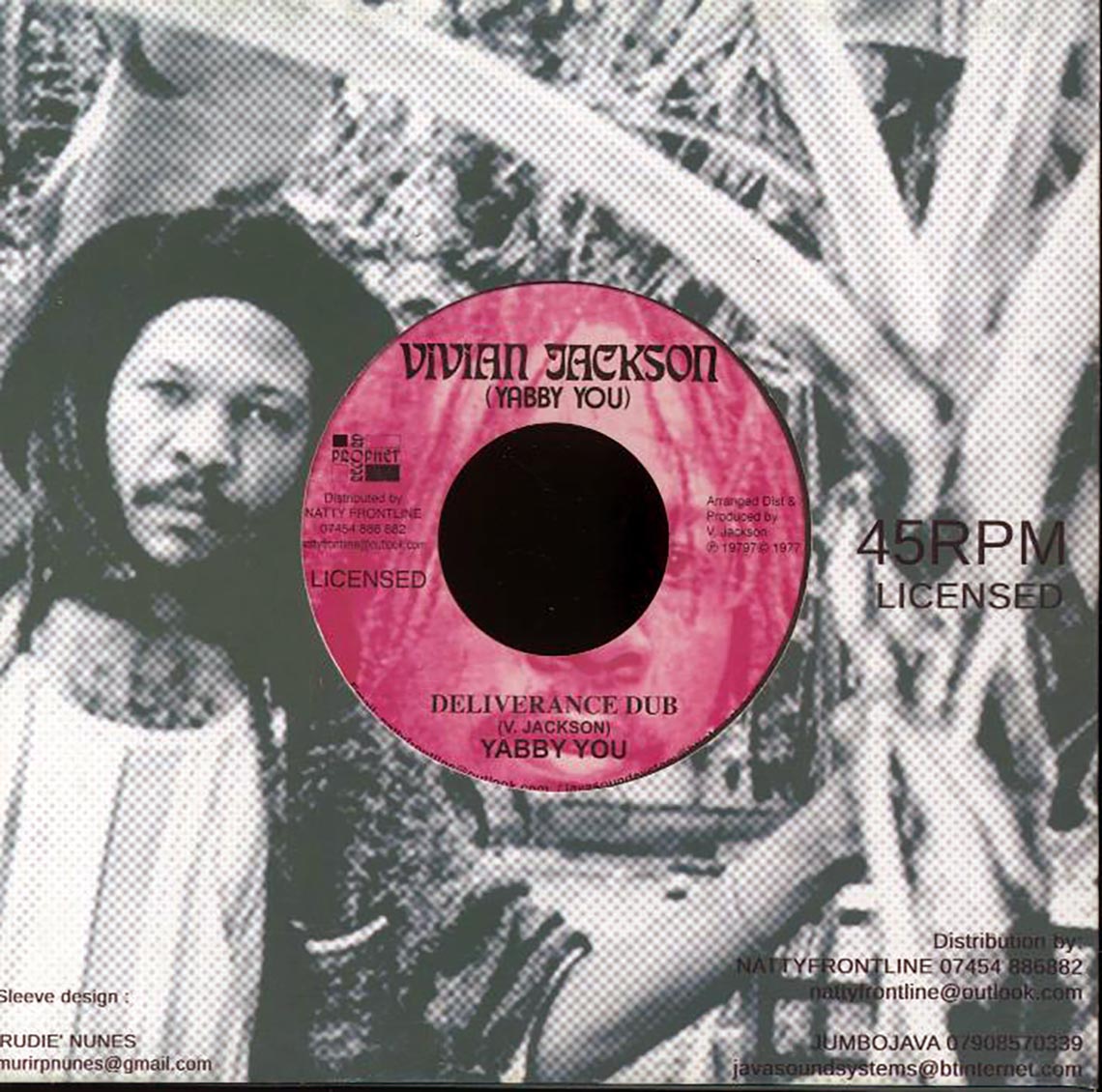 Yabby U - Deliver Me From My Enemies  /  Version [New Vinyl Record 7" Single]