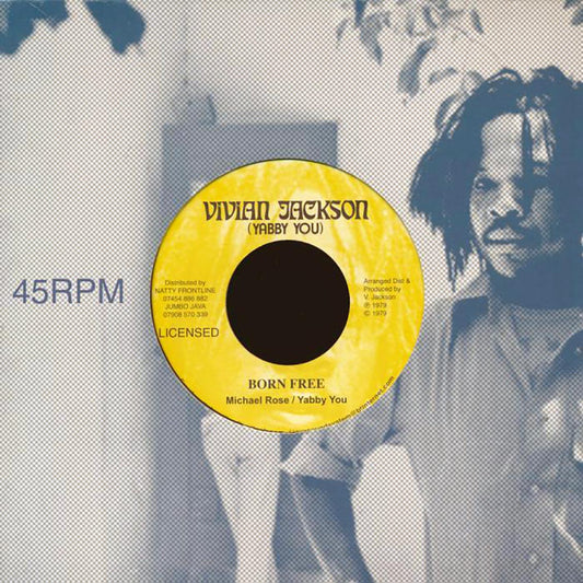 Michael Rose, Yabby U - Born Free  /  Rock Vibration [New Vinyl Record 7" Single]