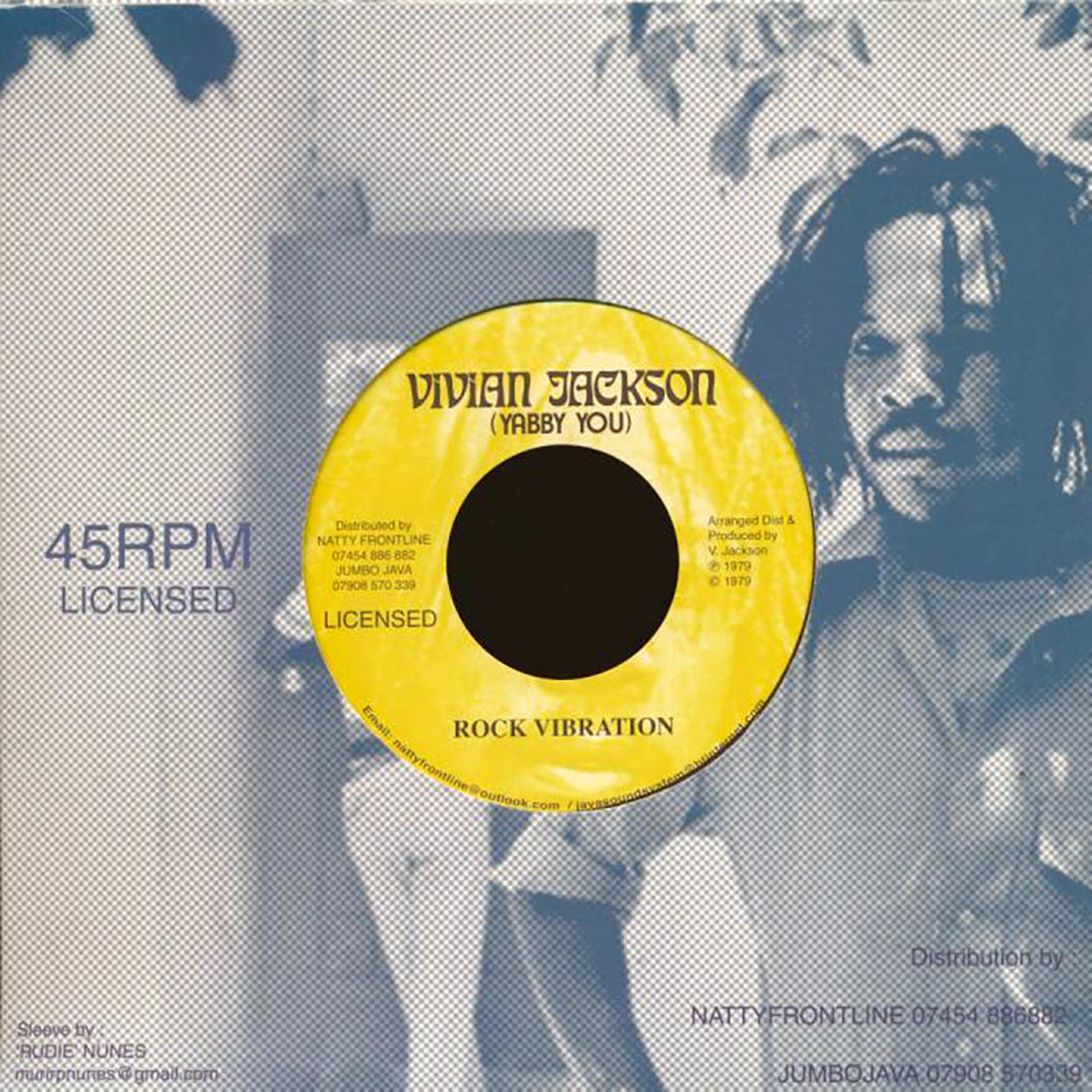 Michael Rose, Yabby U - Born Free  /  Rock Vibration [New Vinyl 7"]