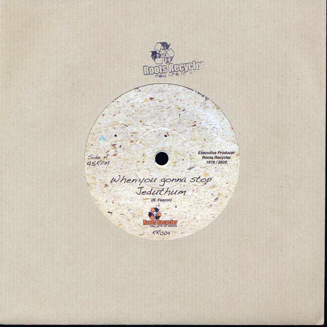 Jeduthum - When You Gonna Stop  /  Jeduthum - Stop Ranking Dub [New Vinyl Record 7" Single]