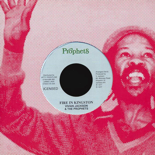 Yabby U & The Prophets - Fire In Kingston  /  Dub [New Vinyl Record 7" Single]