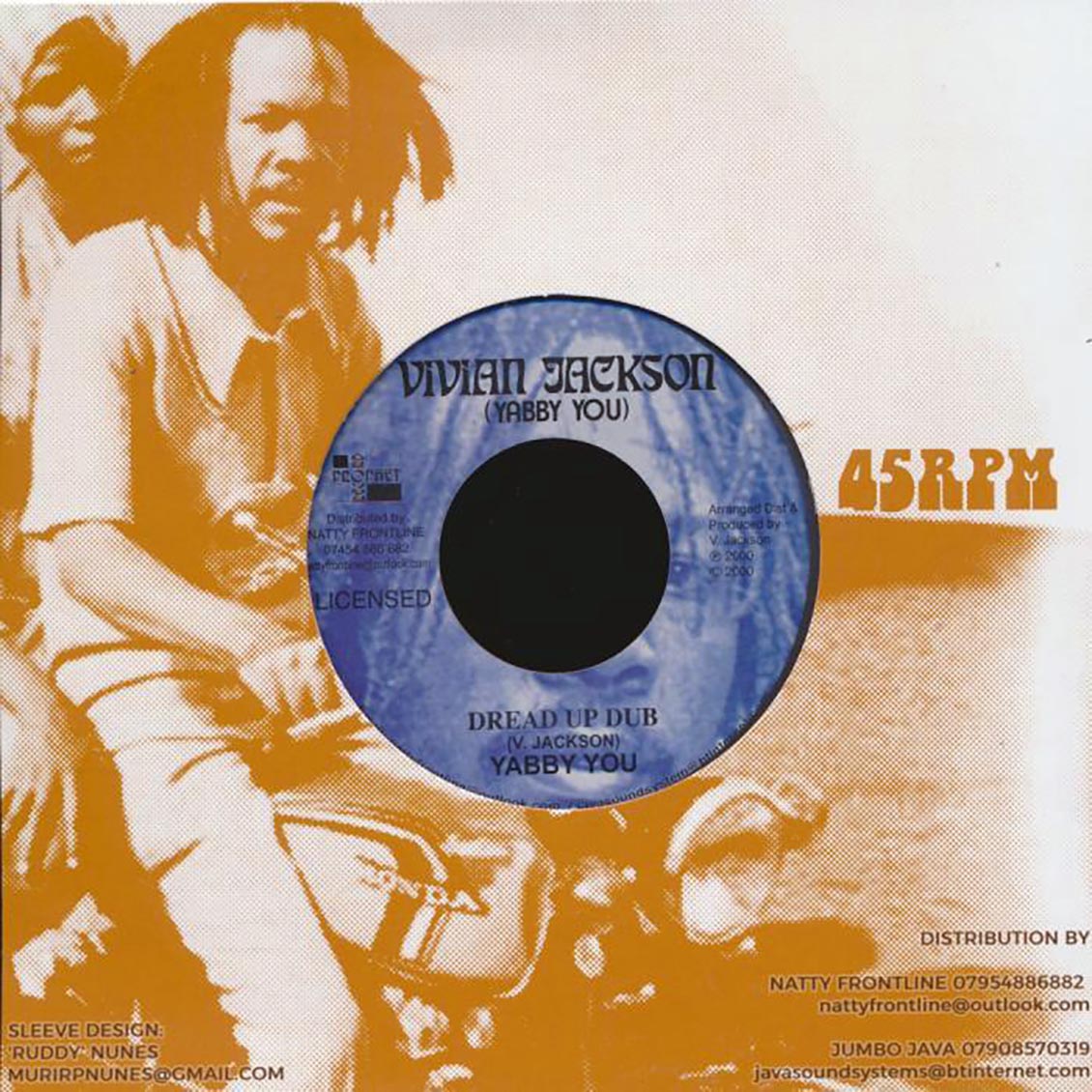 Yabby U - Dread Up (Jah Jah Way)  /  Version [New Vinyl 7"]