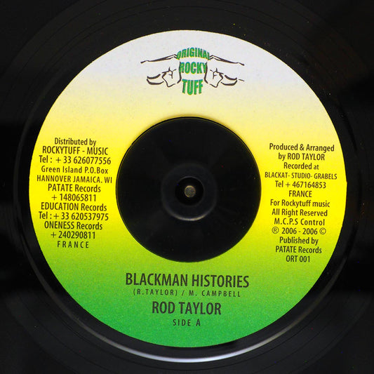 Rod Taylor - Blackman Histories  /  Version [New Vinyl Record 7" Single]