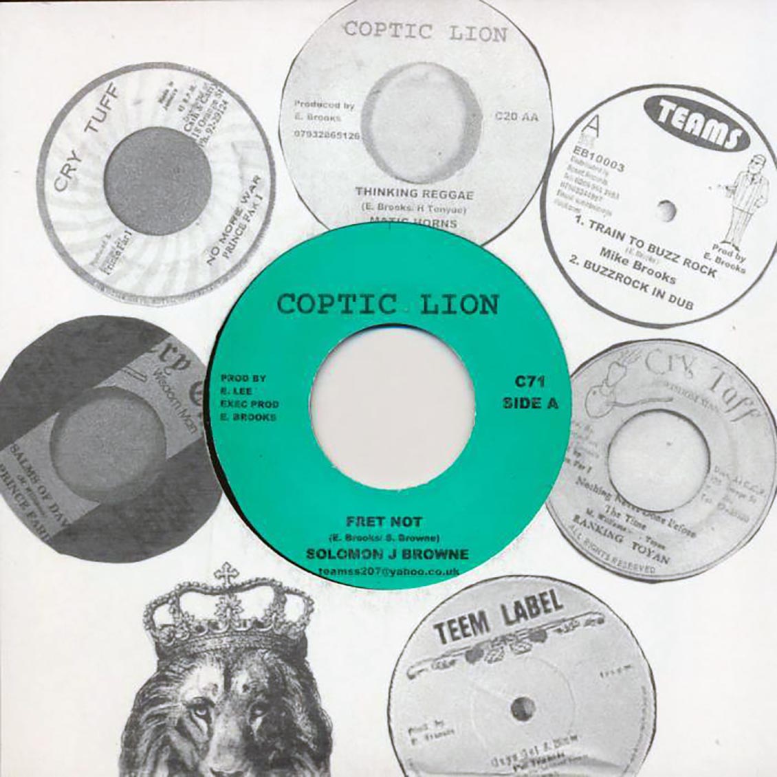Solomon J Browne - Fret Not  /  Version (rhythm: "Bob Marley - Mr. Chatter Box") [New Vinyl Record 7" Single]