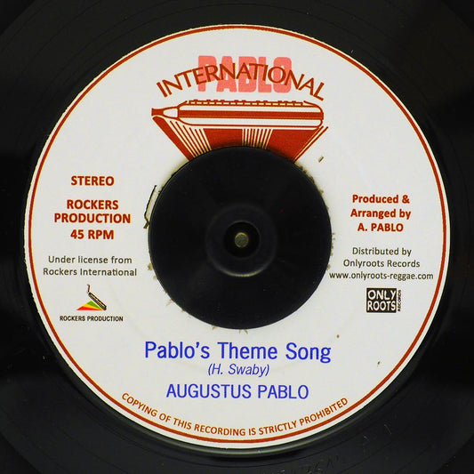 Augustus Pablo - Pablo's Theme Song  /  Augustus Pablo - Tubby Dub Song [New Vinyl Record 7" Single]